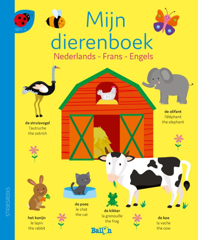 Mijn dierenboek – Nederlands, Frans, Engels
