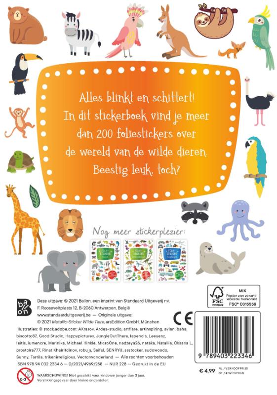 Foliestickers – Wilde dieren