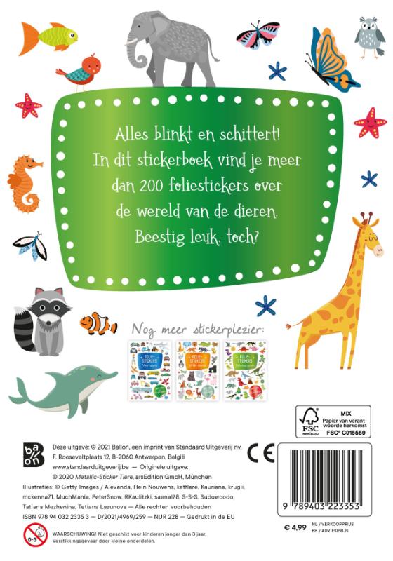 Foliestickers – Dieren