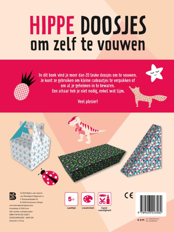Hippe doosjes om zelf te vouwen
