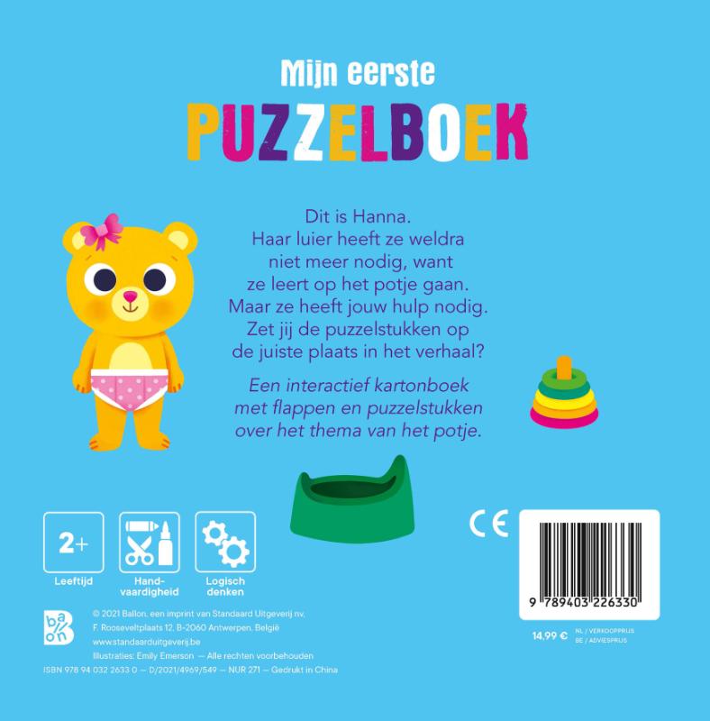 Puzzelboek: Op het potje