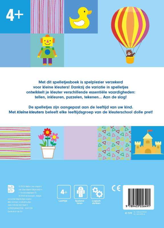 Kleine kleuters – Spelletjesboek 4+