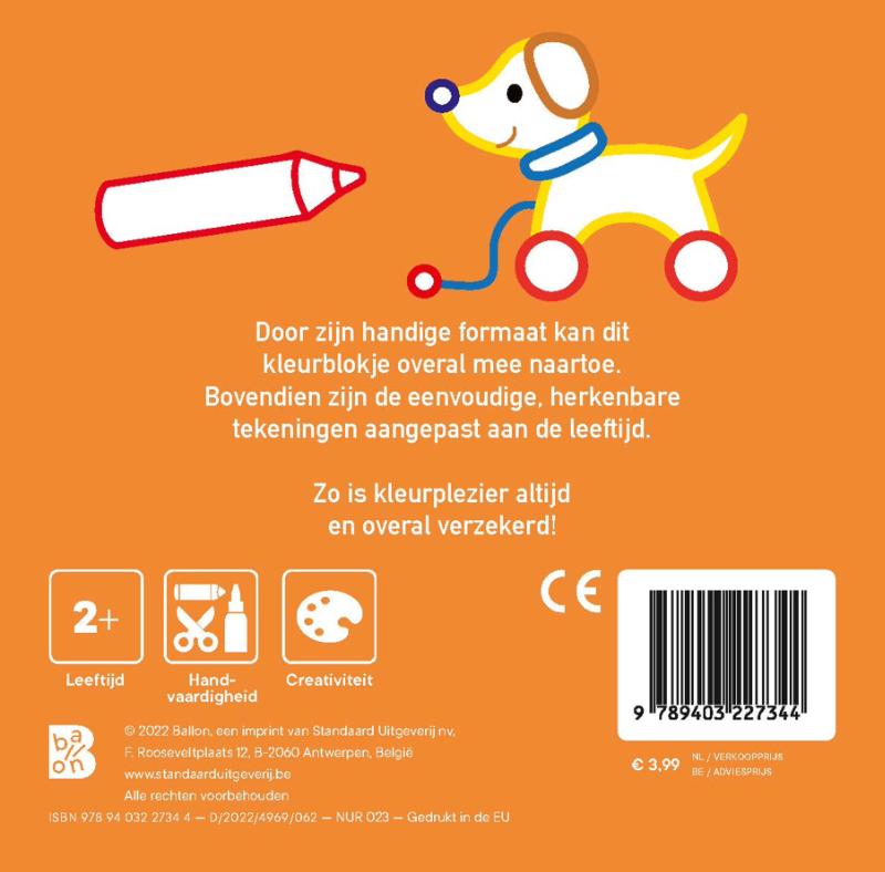 Mijn kleurblok – auto