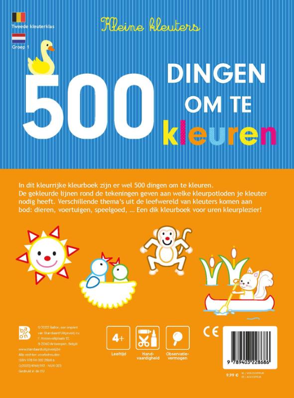 500 dingen om te kleuren