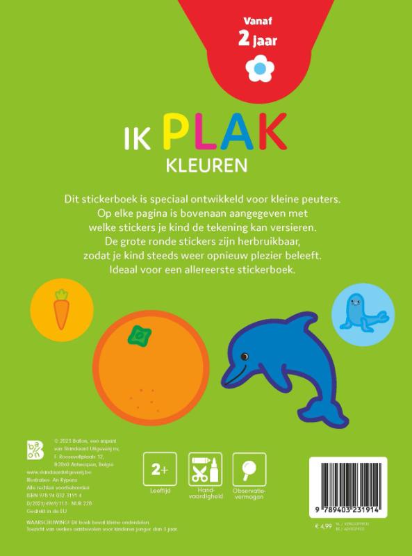 Ik plak – kleuren