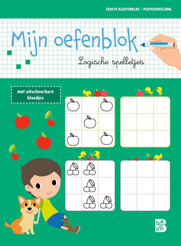 Mijn oefenblok: Logische spelletjes (Eerste kleuterklas – Peuterspeelzaal)