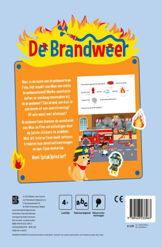 Max helpt de brandweer