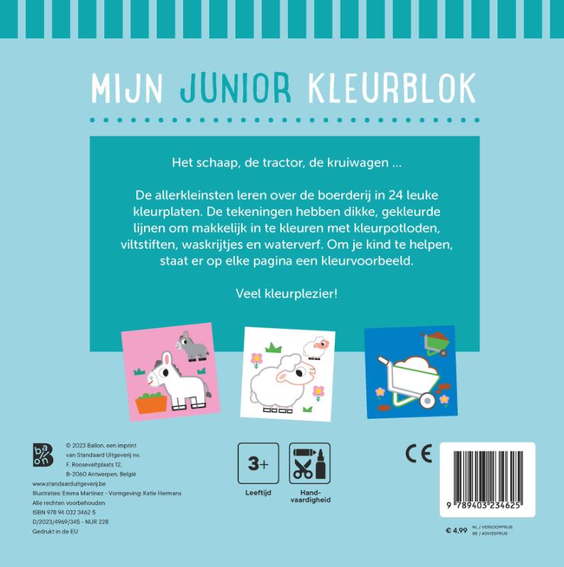 Mijn junior kleurboek de boerderij