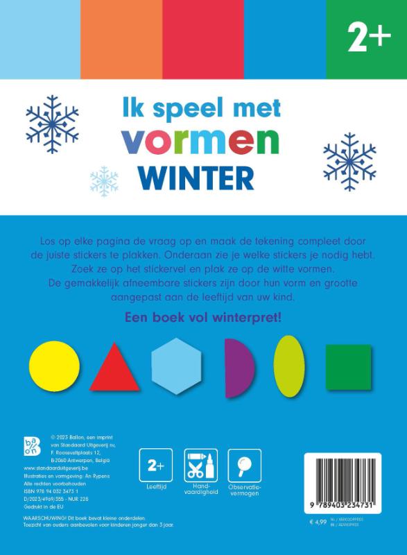 Ik speel met vormen: Winter