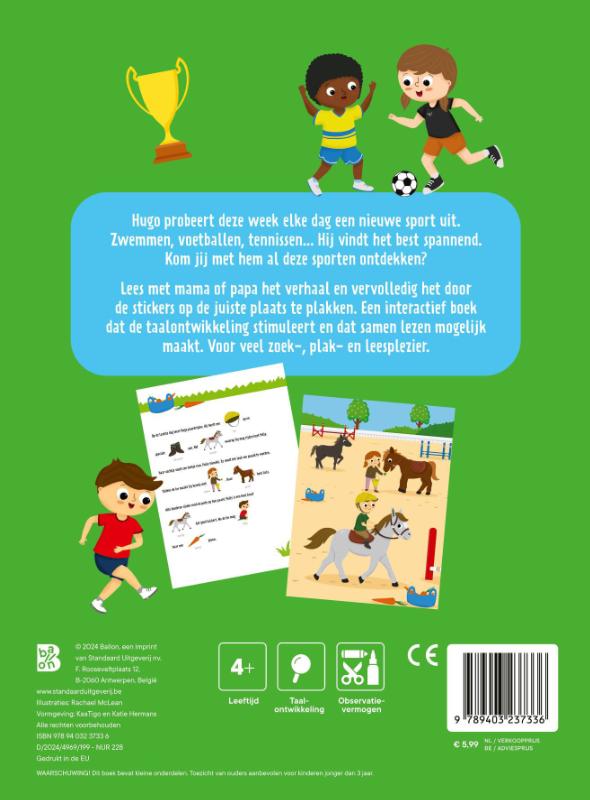 Sport je mee? Verhalenplakboek