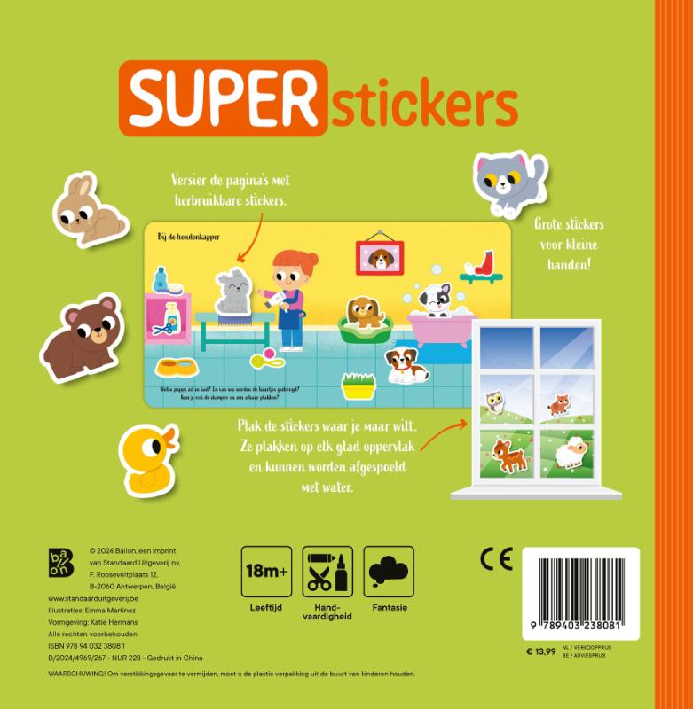 Superstickers: Babydieren