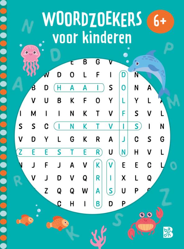 Woordzoekers voor kinderen 6+
