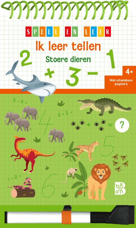 Ik leer tellen - Stoere dieren