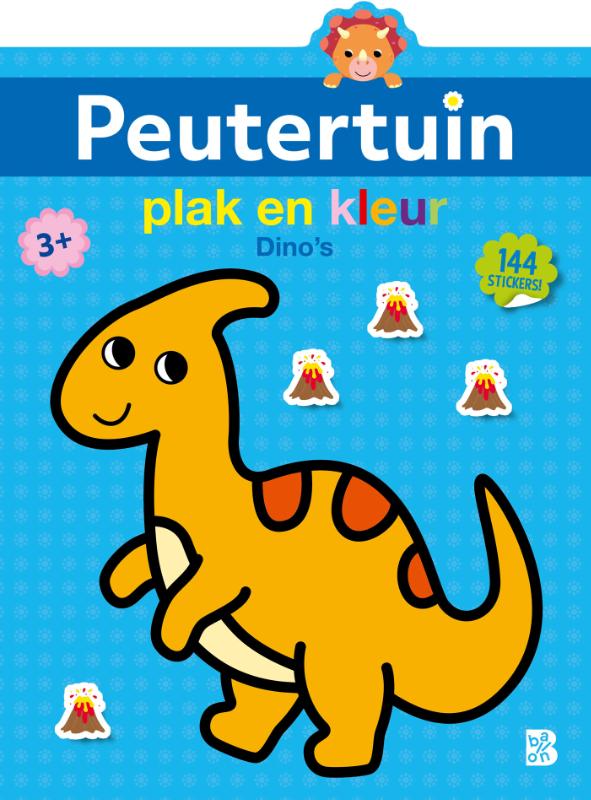 Plak en kleur Dino’s