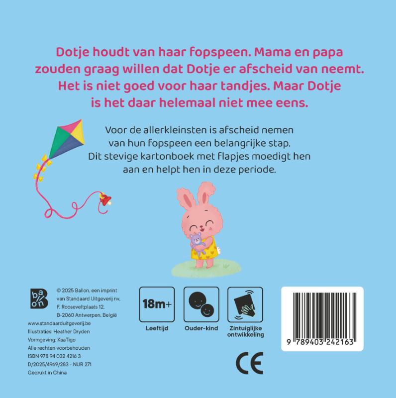 Ik groei: Dag speentje (kartonboek)