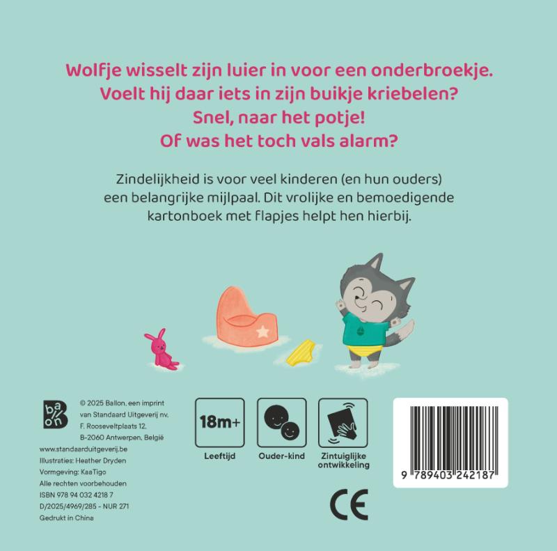 Ik groei: Op het potje (kartonboek)