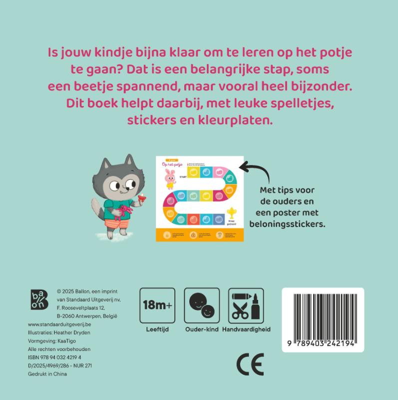 Ik groei: Op het potje Spelletjesboek
