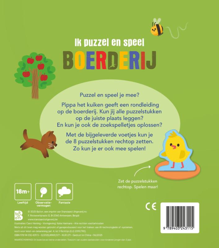 Ik puzzel en speel: Boerderij