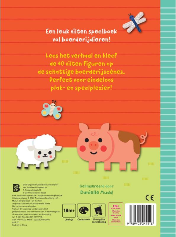 Mijn eerste viltboek: De boerderij