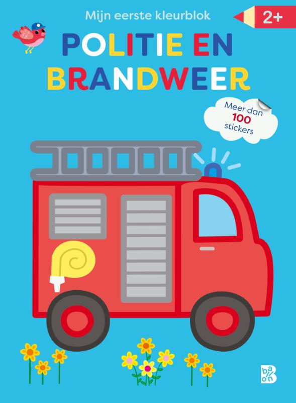 Mijn eerste kleurblok: Politie en brandweer