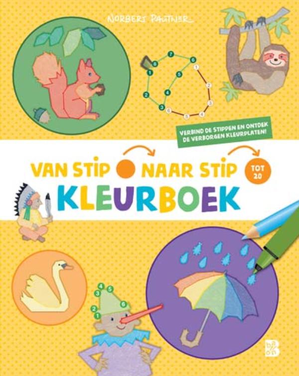 Van stip naar stip kleurboek
