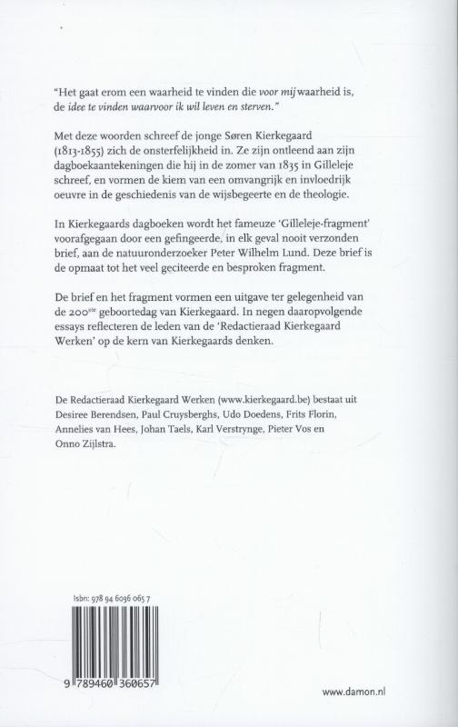 Een idee om voor te leven en te sterven
