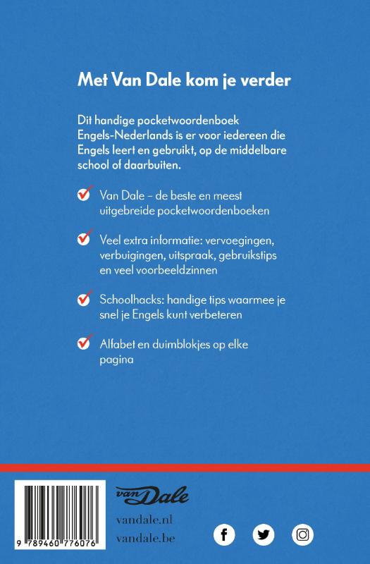 Van Dale Pocketwoordenboek Engels-Nederlands