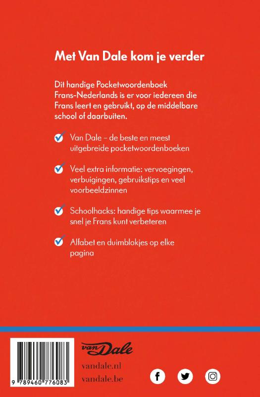 Van Dale Pocketwoordenboek Frans-Nederlands