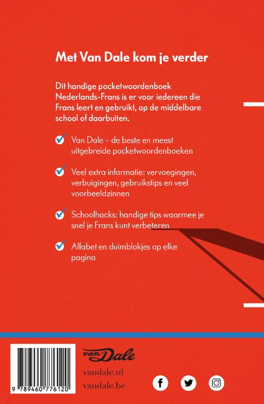 Van Dale Pocketwoordenboek Nederlands-Frans