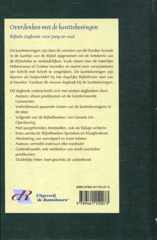 Overdenken met de kanttekeningen