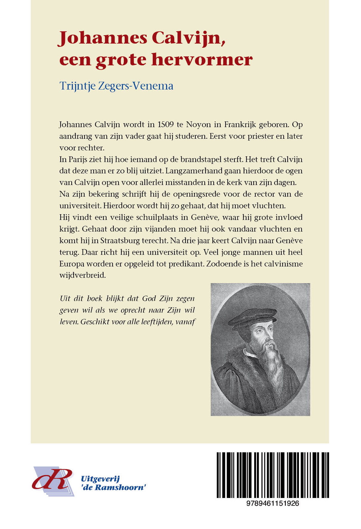 Johannes Calvijn, een grote hervormer