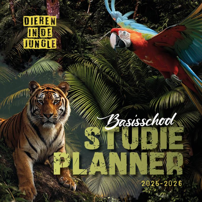 Studieplanner voor de basisschool ‘Dieren in de jungle’ 2025/26