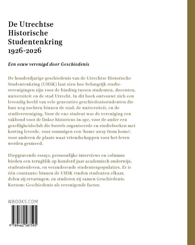 De Utrechtse Historische Studentenkring 1926 – 2026