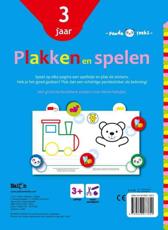 Plakken en spelen – 3+