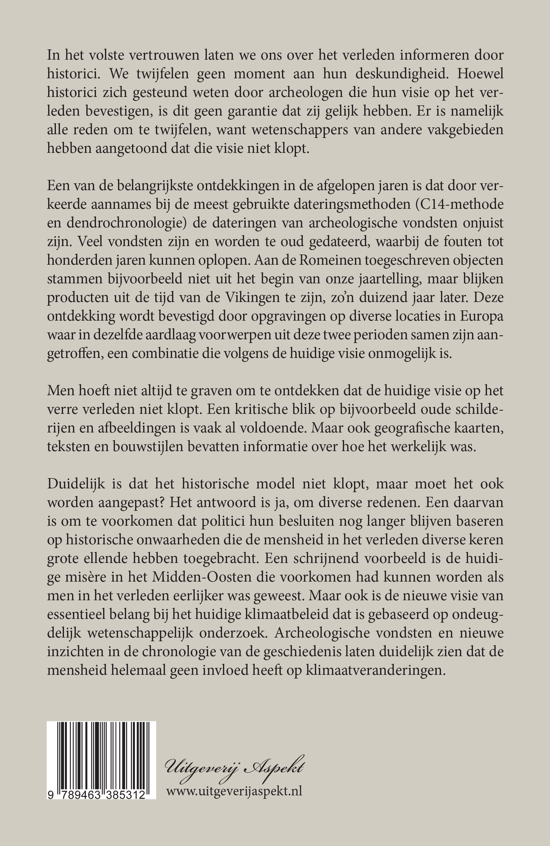 Archeologie ondergraaft geschiedenis