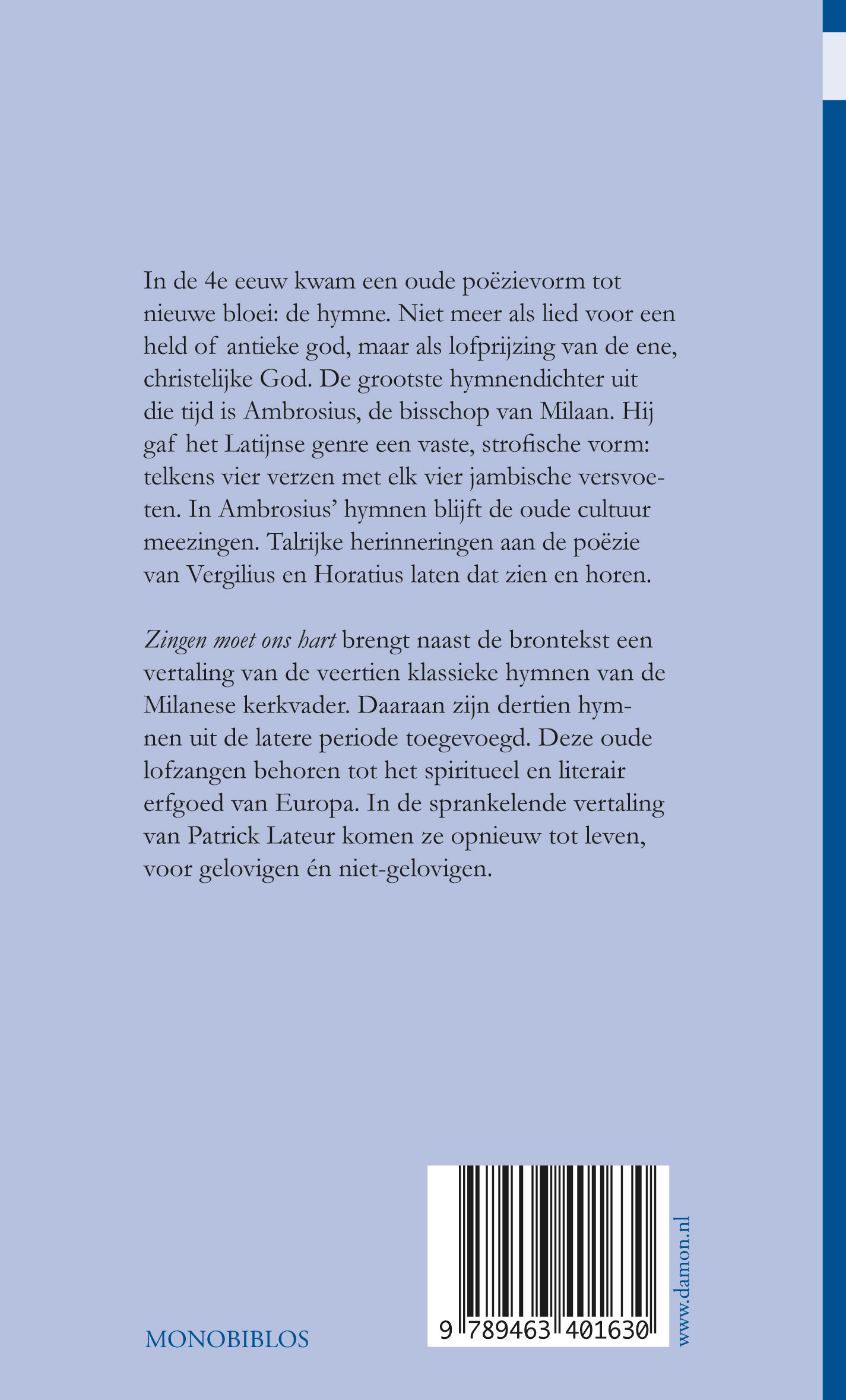 Zingen moet ons hart