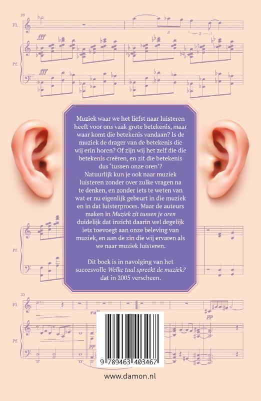 Muziek zit tussen je oren