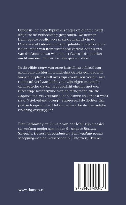 De barre tocht van Orpheus