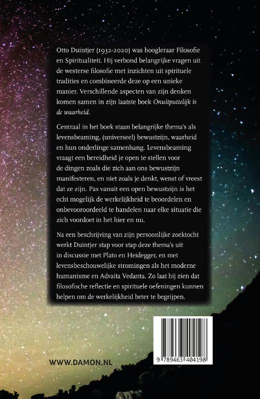 Onuitputtelijk is de waarheid
