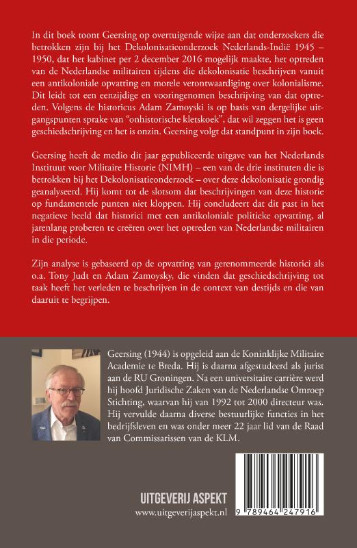 De Nederlandse krijgsmacht tijdens de dekolonisatie van Nederlands-Indië 1945 – 1950