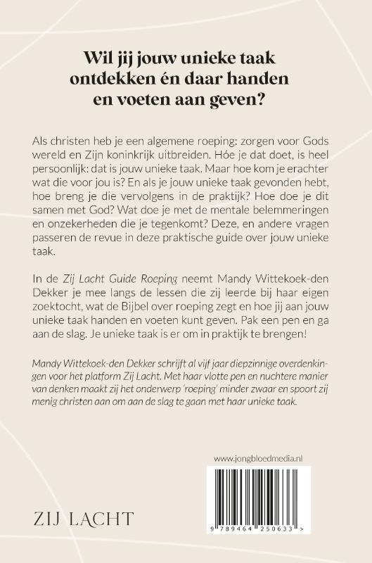 Zij lacht guide Roeping