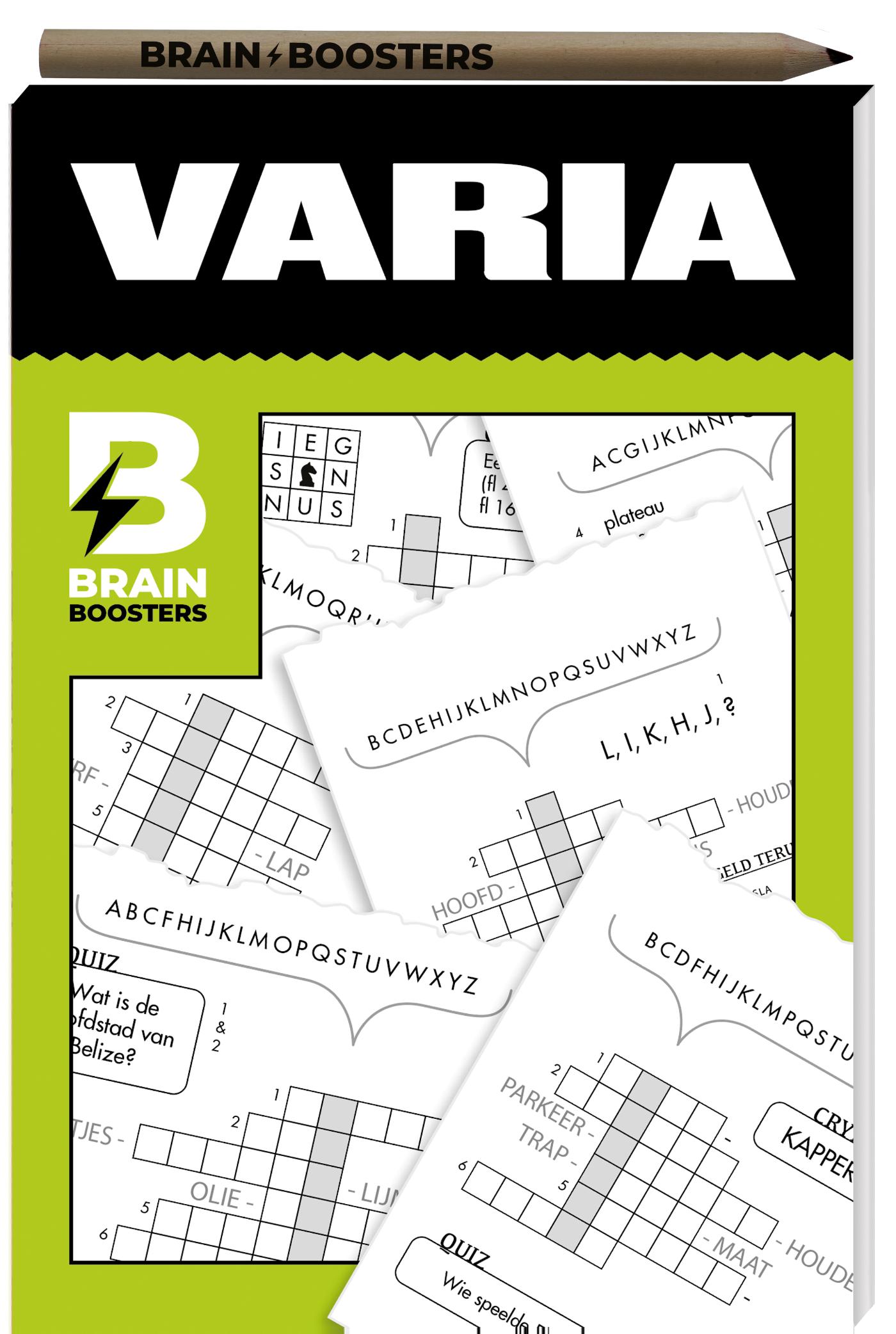 Brainbooster puzzelboek – Varia