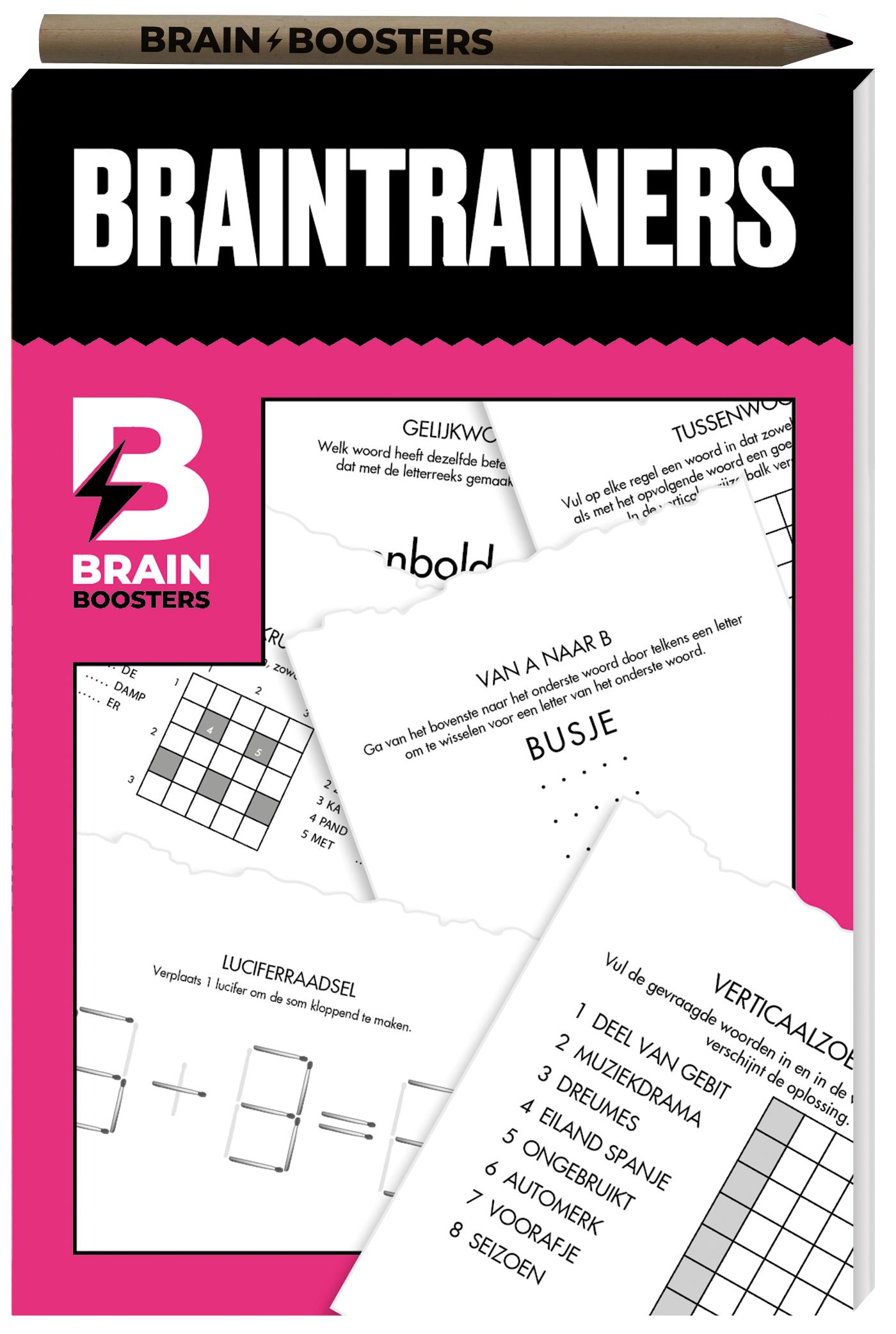 Brainbooster puzzelboek – Braintrainers
