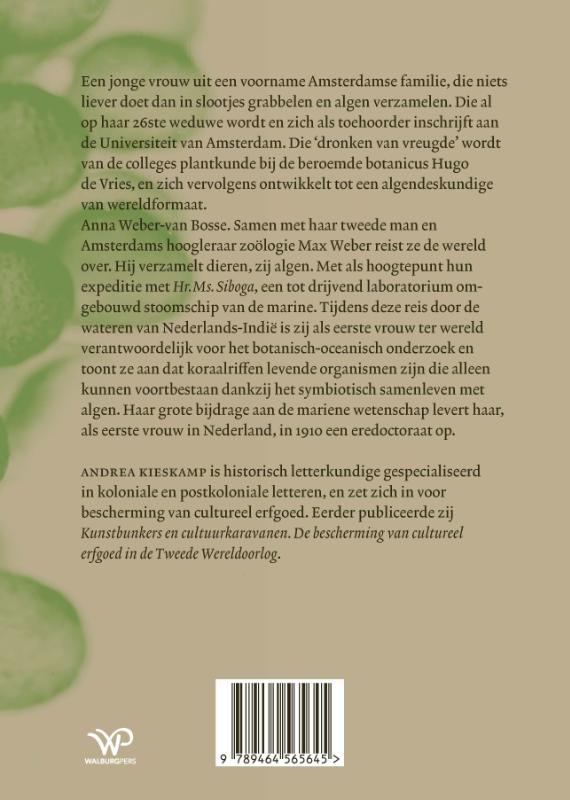 In lange rok de koraalriffen op