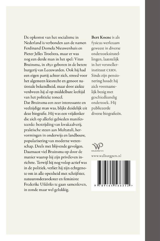 Wereldverbeteraar Vitus Bruinsma, 1850-1916