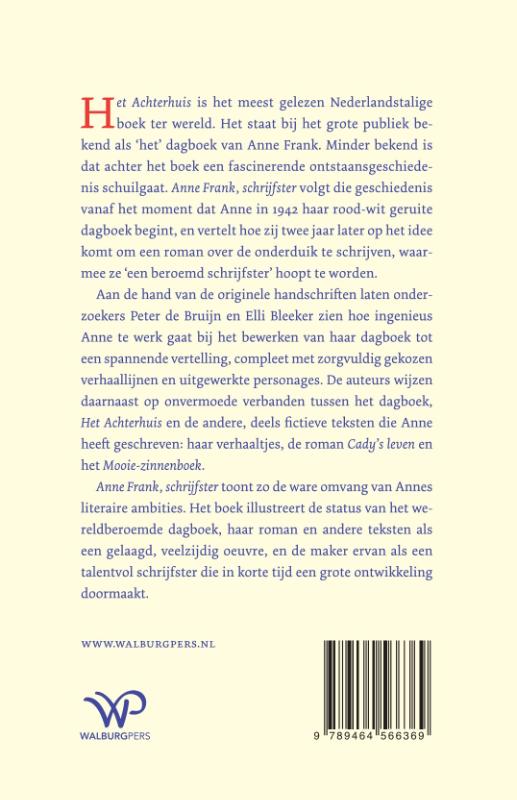 Anne Frank, schrijfster