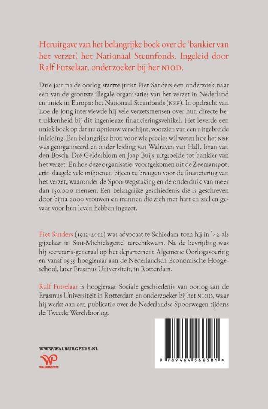 Het Nationaal Steunfonds en de financiering van het verzet 1941-1945