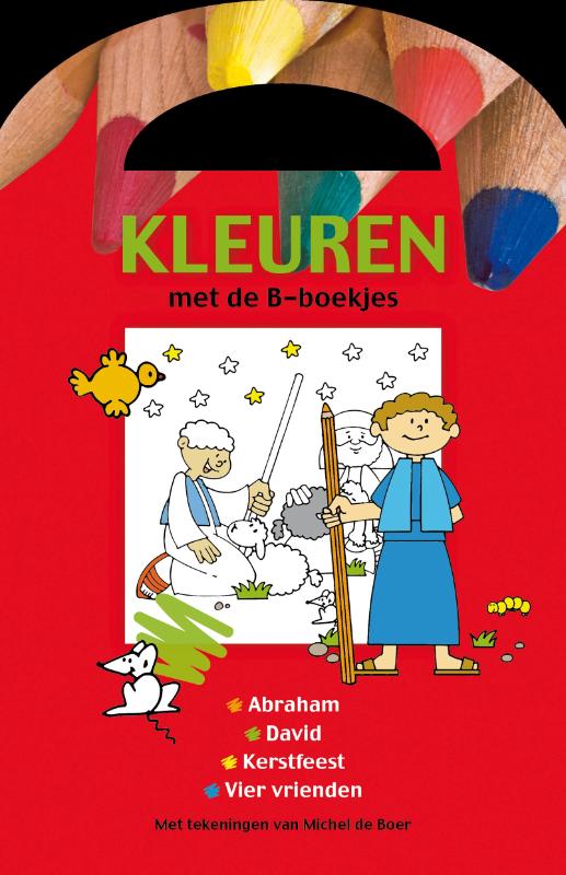 Kleurboek rood B-boekjes