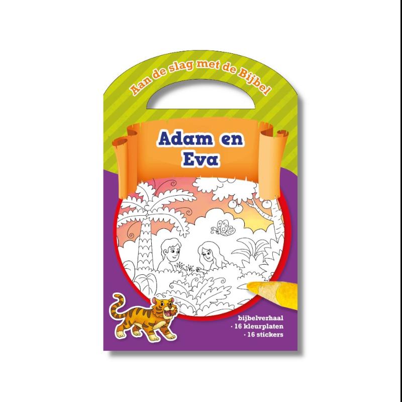 Kleurboek Adam en Eva