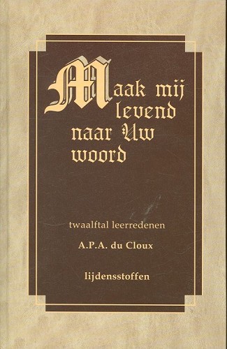 Maak mij levend naar Uw woord